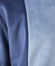 MKJAC29130 MK MICHEL KLEIN HOMME(MKミッシェルクランオム) 【残りわずか/在庫限り/洗える】切り替えパーカー/マイクロベロア ライトブルー