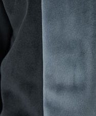 MKJAC29130 MK MICHEL KLEIN HOMME(MKミッシェルクランオム) 【残りわずか/在庫限り/洗える】切り替えパーカー/マイクロベロア ダークグレー