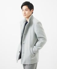MKJAC31181 MK MICHEL KLEIN HOMME(MKミッシェルクランオム) 【カラー･サイズ残りわずか】2WAYハーフコートブルゾン / TEC EASY MELTON ベージュ
