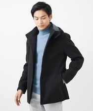 MKJAC31181 MK MICHEL KLEIN HOMME(MKミッシェルクランオム) 【カラー･サイズ残りわずか】2WAYハーフコートブルゾン / TEC EASY MELTON ベージュ