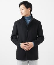 MKJAC31181 MK MICHEL KLEIN HOMME(MKミッシェルクランオム) 【カラー･サイズ残りわずか】2WAYハーフコートブルゾン / TEC EASY MELTON ベージュ