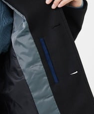 MKJAC31181 MK MICHEL KLEIN HOMME(MKミッシェルクランオム) 【カラー･サイズ残りわずか】2WAYハーフコートブルゾン / TEC EASY MELTON ベージュ