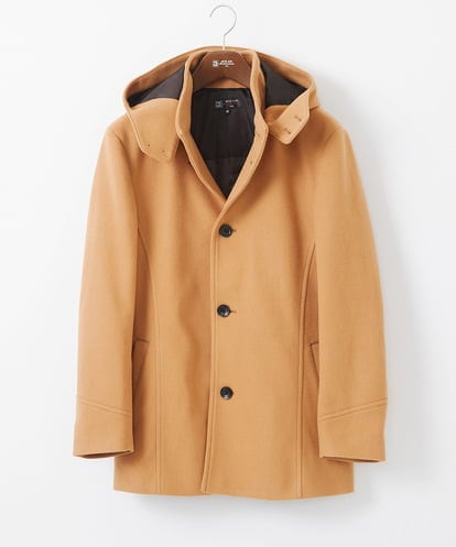 MKJAC31181 MK MICHEL KLEIN HOMME 【カラー･サイズ残りわずか】2WAYハーフコートブルゾン / TEC EASY MELTON