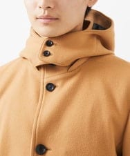 MKJAC31181 MK MICHEL KLEIN HOMME(MKミッシェルクランオム) 【カラー･サイズ残りわずか】2WAYハーフコートブルゾン / TEC EASY MELTON ベージュ