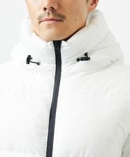MKJAC80150 MK MICHEL KLEIN HOMME(MKミッシェルクランオム) 【ラスト１！/ゆったりサイズ】フード中綿グラデーションブルゾン ブルー
