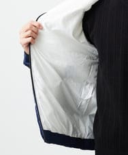 MKJAC80150 MK MICHEL KLEIN HOMME(MKミッシェルクランオム) 【ラスト１！/ゆったりサイズ】フード中綿グラデーションブルゾン ブルー