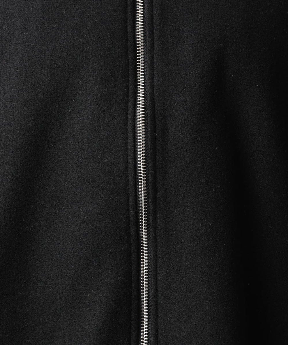 MKJAC86150 MK MICHEL KLEIN HOMME(MKミッシェルクランオム) 【残りわずか/在庫限り/ゆったりサイズ】ジップアップジャケット/ジャージメルトン ダークグレー