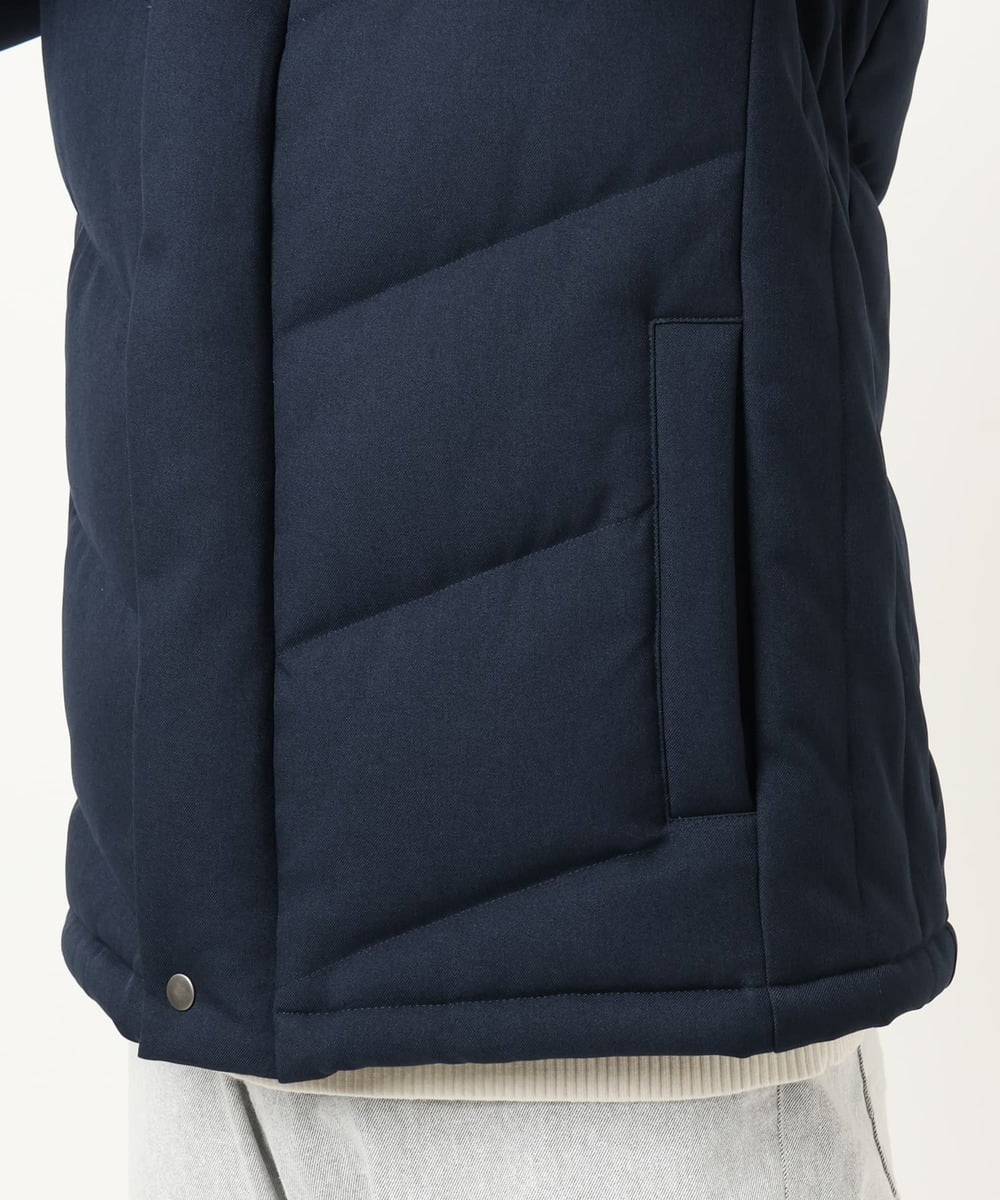 MKJAD23310 MK MICHEL KLEIN HOMME(MKミッシェルクランオム) 【撥水/防風/リサイクル素材】LANATEC ECO ツイルダウンブルゾン ネイビー