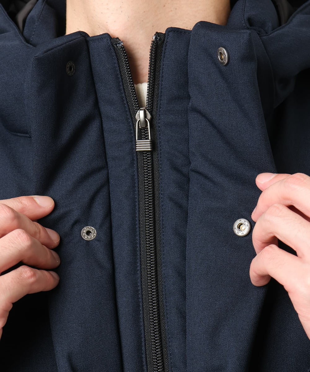 MKJAD23310 MK MICHEL KLEIN HOMME(MKミッシェルクランオム) 【撥水/防風/リサイクル素材】LANATEC ECO ツイルダウンブルゾン ネイビー