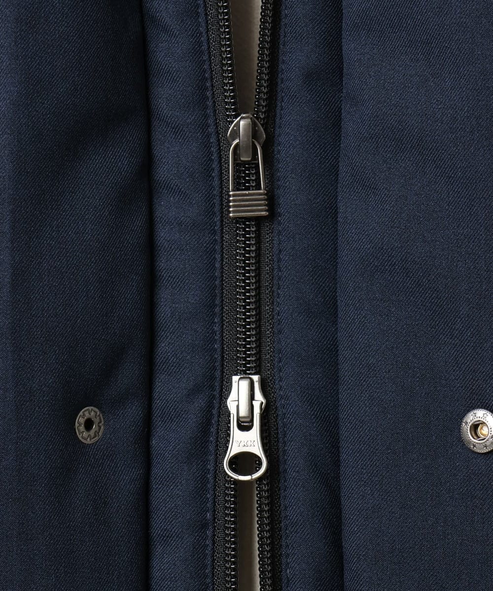 MKJAD23310 MK MICHEL KLEIN HOMME(MKミッシェルクランオム) 【撥水/防風/リサイクル素材】LANATEC ECO ツイルダウンブルゾン ネイビー
