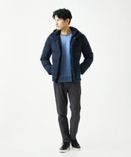 MKJAD23310 MK MICHEL KLEIN HOMME(MKミッシェルクランオム) 【撥水/防風/リサイクル素材】LANATEC ECO ツイルダウンブルゾン ネイビー