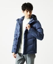 MKJAF21310 MK MICHEL KLEIN HOMME(MKミッシェルクランオム) 【撥水/リサイクル素材】ECOペットWRツイル ダウンブルゾン ブルー