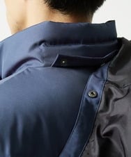 MKJAF21310 MK MICHEL KLEIN HOMME(MKミッシェルクランオム) 【撥水/リサイクル素材】ECOペットWRツイル ダウンブルゾン ブルー