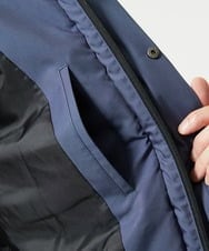 MKJAF21310 MK MICHEL KLEIN HOMME(MKミッシェルクランオム) 【撥水/リサイクル素材】ECOペットWRツイル ダウンブルゾン ブルー