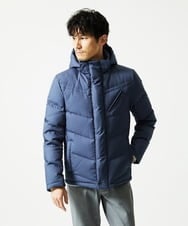 MKJAF21310 MK MICHEL KLEIN HOMME(MKミッシェルクランオム) 【撥水/リサイクル素材】ECOペットWRツイル ダウンブルゾン ブルー