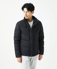 MKJAF21310 MK MICHEL KLEIN HOMME(MKミッシェルクランオム) 【撥水/リサイクル素材】ECOペットWRツイル ダウンブルゾン ブラック
