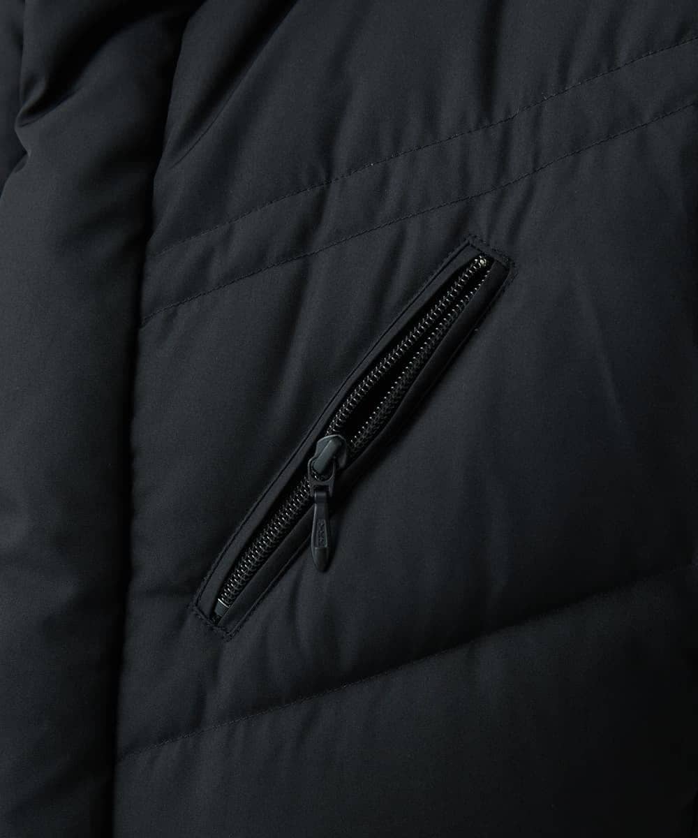 MKJAF21310 MK MICHEL KLEIN HOMME(MKミッシェルクランオム) 【撥水/リサイクル素材】ECOペットWRツイル ダウンブルゾン ブラック