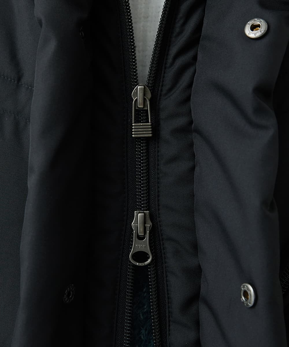 MKJAF21310 MK MICHEL KLEIN HOMME(MKミッシェルクランオム) 【撥水/リサイクル素材】ECOペットWRツイル ダウンブルゾン ブラック