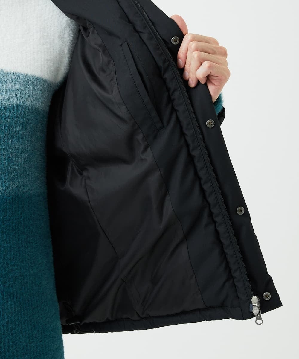 MKJAF21310 MK MICHEL KLEIN HOMME(MKミッシェルクランオム) 【撥水/リサイクル素材】ECOペットWRツイル ダウンブルゾン ブラック