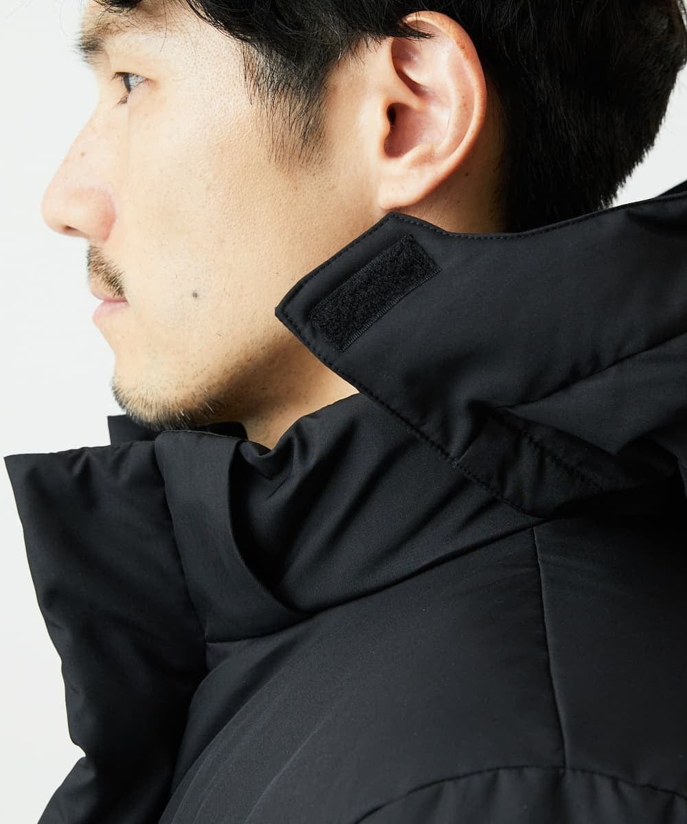 MKJAF21310 MK MICHEL KLEIN HOMME(MKミッシェルクランオム) 【撥水/リサイクル素材】ECOペットWRツイル ダウンブルゾン ブラック