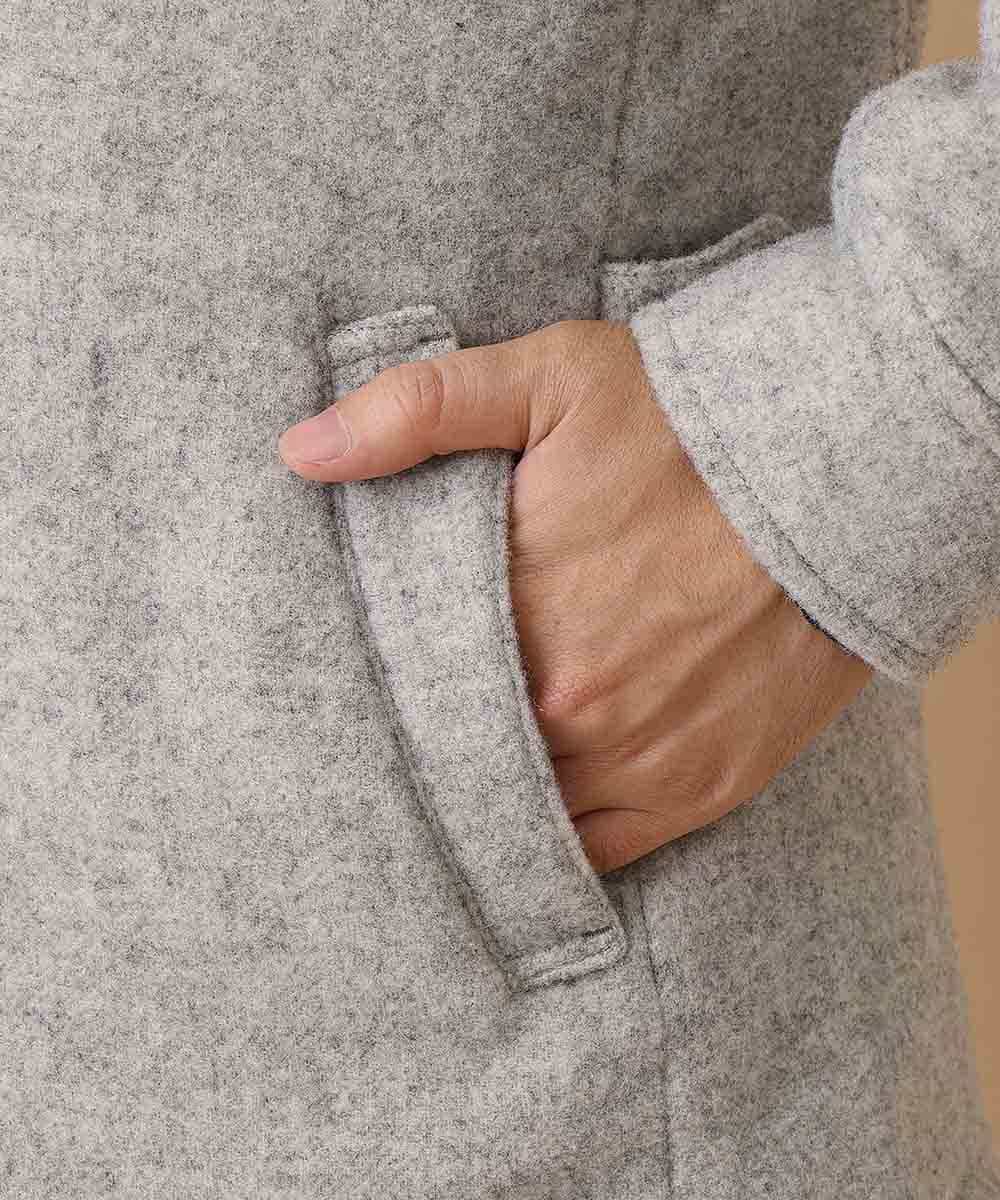 MKJAM64210 MK MICHEL KLEIN HOMME(MKミッシェルクランオム) 【驚きの超軽量】フーデッドカバーオール グレー