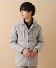 MKJAM64210 MK MICHEL KLEIN HOMME(MKミッシェルクランオム) 【驚きの超軽量】フーデッドカバーオール グレー