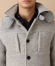 MKJAM64210 MK MICHEL KLEIN HOMME(MKミッシェルクランオム) 【驚きの超軽量】フーデッドカバーオール グレー