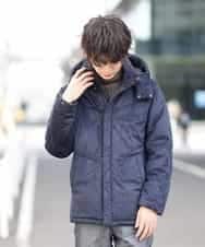 MKJAO22230 MK MICHEL KLEIN HOMME(MKミッシェルクランオム) スエードタッチダウンブルゾン ネイビー