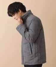 MKJAO22230 MK MICHEL KLEIN HOMME(MKミッシェルクランオム) スエードタッチダウンブルゾン ダークグレー