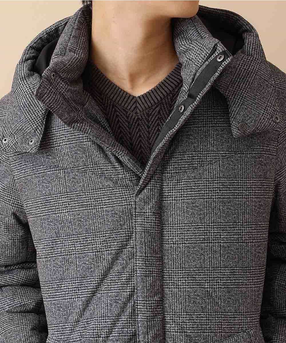 MKJAO22230 MK MICHEL KLEIN HOMME(MKミッシェルクランオム) スエードタッチダウンブルゾン ダークグレー