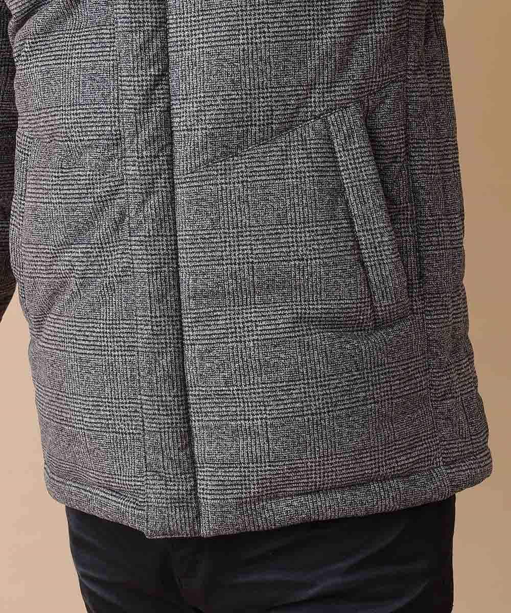 MKJAO22230 MK MICHEL KLEIN HOMME(MKミッシェルクランオム) スエードタッチダウンブルゾン ダークグレー