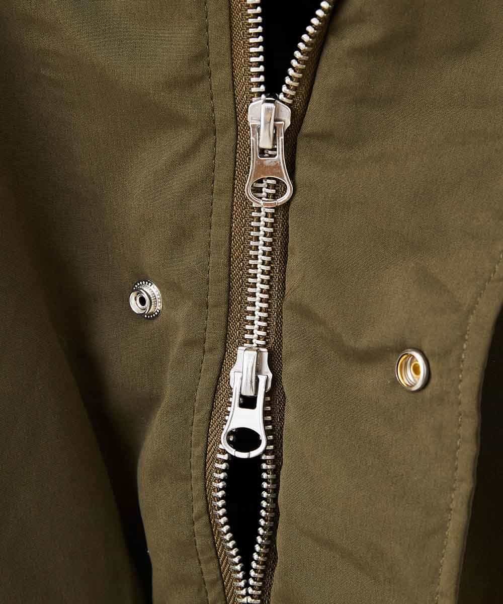 MKJAO40190 MK MICHEL KLEIN HOMME(MKミッシェルクランオム) ポリピーチN2Bフライトジャケット カーキ