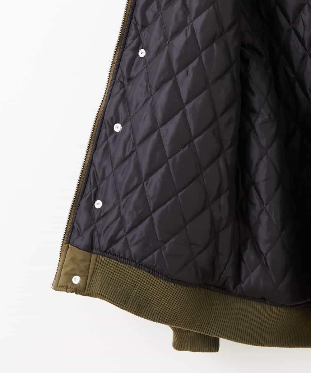 MKJAO40190 MK MICHEL KLEIN HOMME(MKミッシェルクランオム) ポリピーチN2Bフライトジャケット カーキ