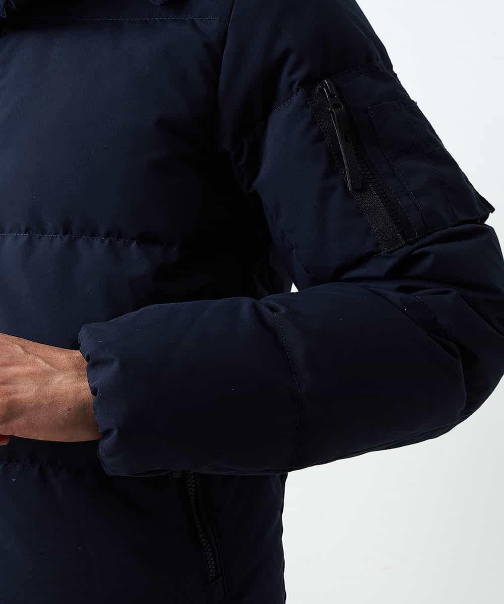 MKJAO41190 MK MICHEL KLEIN HOMME(MKミッシェルクランオム) ポリピーチダウンブルゾン ネイビー
