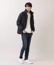 MKJAO45140 MK MICHEL KLEIN HOMME(MKミッシェルクランオム) 2WAY中綿ブルゾン ブラック