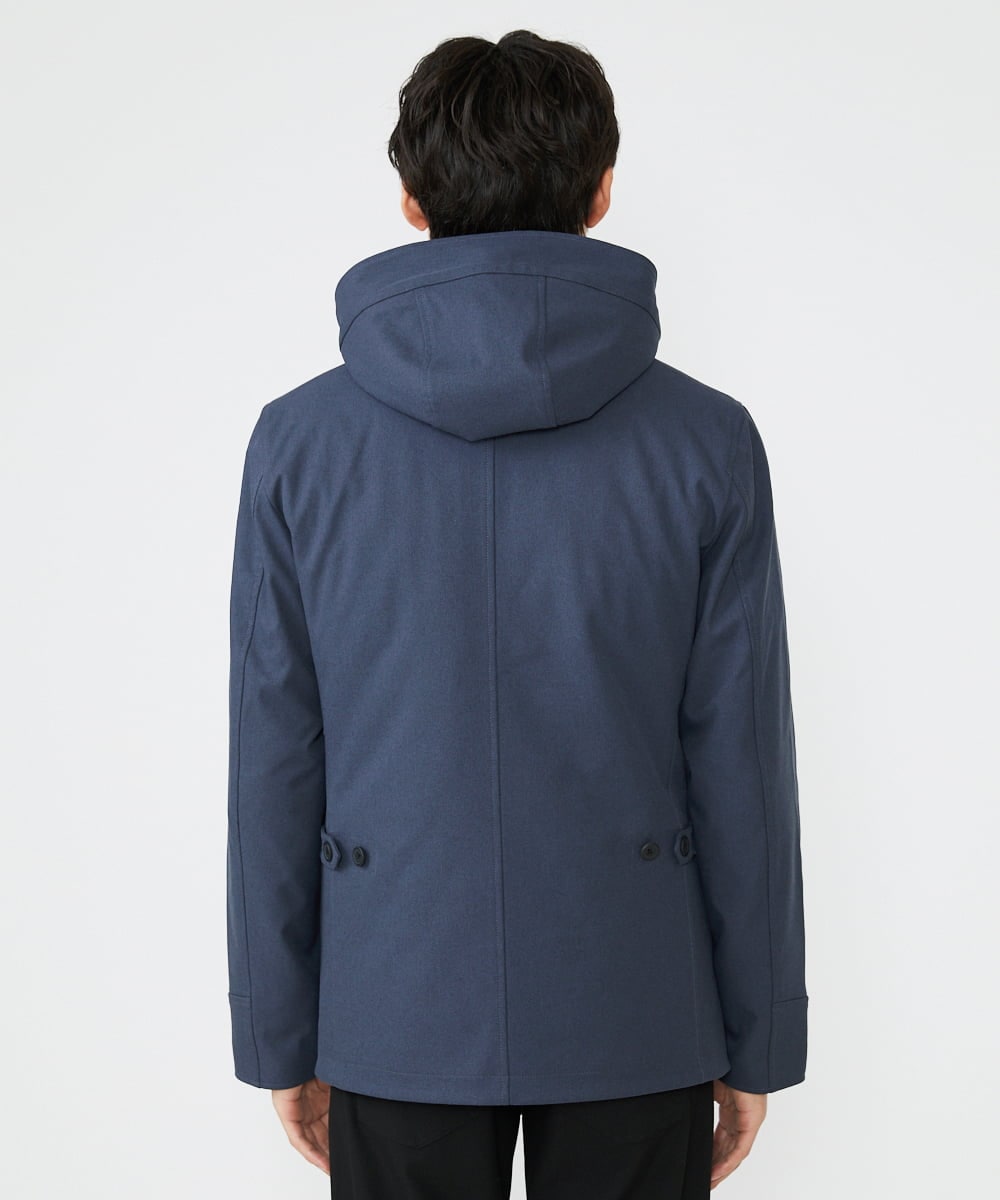 MKJAX07272 MK MICHEL KLEIN HOMME(MKミッシェルクランオム) ライナー付き / ウールタッチボンディングブルゾン ブルー(55)