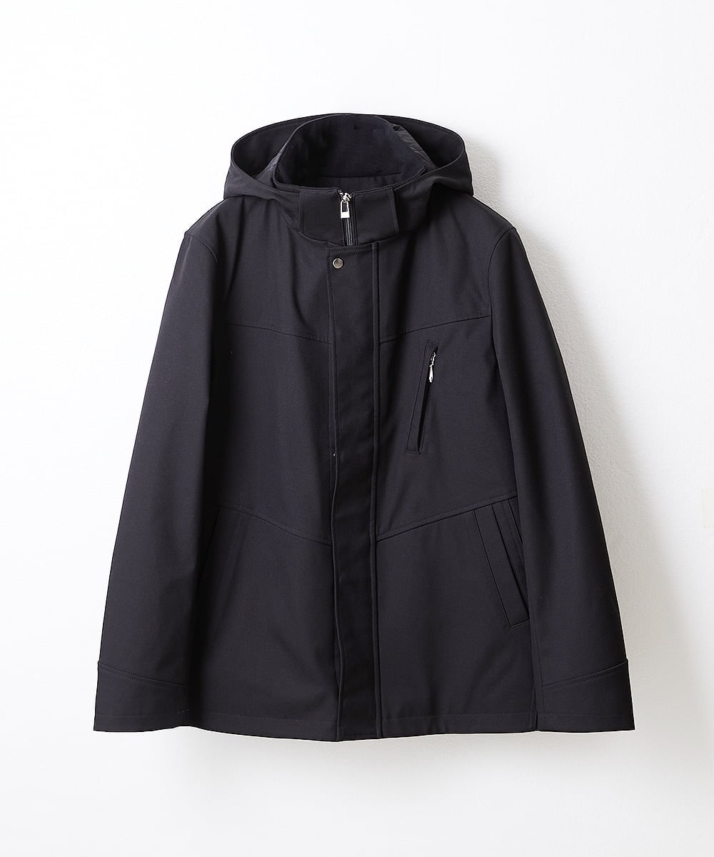 MKJAX07272 MK MICHEL KLEIN HOMME(MKミッシェルクランオム) ライナー付き / ウールタッチボンディングブルゾン ブラック(94)