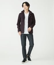 MKJAX10170 MK MICHEL KLEIN HOMME(MKミッシェルクランオム) フーディーブルゾン / TEC EASY  パープル(77)