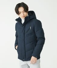 MKJAX22320 MK MICHEL KLEIN HOMME(MKミッシェルクランオム) 【ラスト２！/在庫限り】ドビープリントダウンブルゾン/PRIMEFLEX  ネイビー(57)