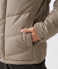 MKJAX22320 MK MICHEL KLEIN HOMME(MKミッシェルクランオム) 【ラスト２！/在庫限り】ドビープリントダウンブルゾン/PRIMEFLEX  ベージュ(83)