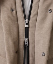 MKJAX22320 MK MICHEL KLEIN HOMME(MKミッシェルクランオム) 【ラスト２！/在庫限り】ドビープリントダウンブルゾン/PRIMEFLEX  ベージュ(83)