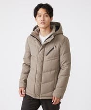 MKJAX22320 MK MICHEL KLEIN HOMME(MKミッシェルクランオム) 【ラスト２！/在庫限り】ドビープリントダウンブルゾン/PRIMEFLEX  ベージュ(83)