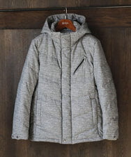 MKJAX22320 MK MICHEL KLEIN HOMME(MKミッシェルクランオム) 【ラスト２！/在庫限り】ドビープリントダウンブルゾン/PRIMEFLEX  グレー(92)