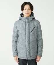 MKJAX22320 MK MICHEL KLEIN HOMME(MKミッシェルクランオム) 【ラスト２！/在庫限り】ドビープリントダウンブルゾン/PRIMEFLEX  グレー(92)