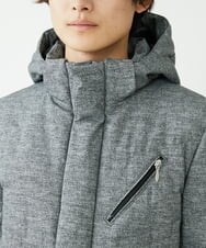 MKJAX22320 MK MICHEL KLEIN HOMME(MKミッシェルクランオム) 【ラスト２！/在庫限り】ドビープリントダウンブルゾン/PRIMEFLEX  グレー(92)