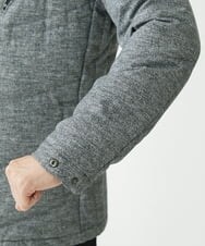 MKJAX22320 MK MICHEL KLEIN HOMME(MKミッシェルクランオム) 【ラスト２！/在庫限り】ドビープリントダウンブルゾン/PRIMEFLEX  グレー(92)