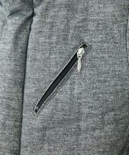MKJAX22320 MK MICHEL KLEIN HOMME(MKミッシェルクランオム) 【ラスト２！/在庫限り】ドビープリントダウンブルゾン/PRIMEFLEX  グレー(92)