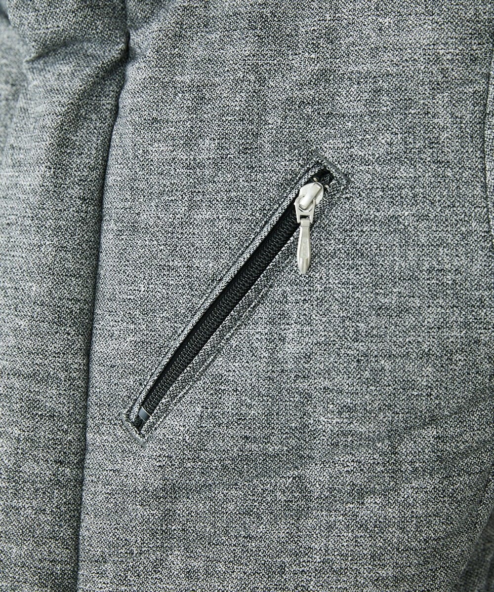 MKJAX22320 MK MICHEL KLEIN HOMME(MKミッシェルクランオム) 【ラスト２！/在庫限り】ドビープリントダウンブルゾン/PRIMEFLEX  グレー(92)