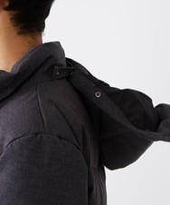 MKJAX22320 MK MICHEL KLEIN HOMME(MKミッシェルクランオム) 【ラスト２！/在庫限り】ドビープリントダウンブルゾン/PRIMEFLEX  ダークグレー(93)