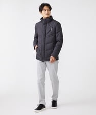 MKJAX22320 MK MICHEL KLEIN HOMME(MKミッシェルクランオム) 【ラスト２！/在庫限り】ドビープリントダウンブルゾン/PRIMEFLEX  ダークグレー(93)